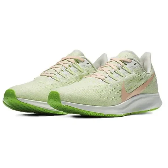 New Nike Air Zoom Pegasus 36 off white lime green Womens Running Shoes - Picture 12 of 15